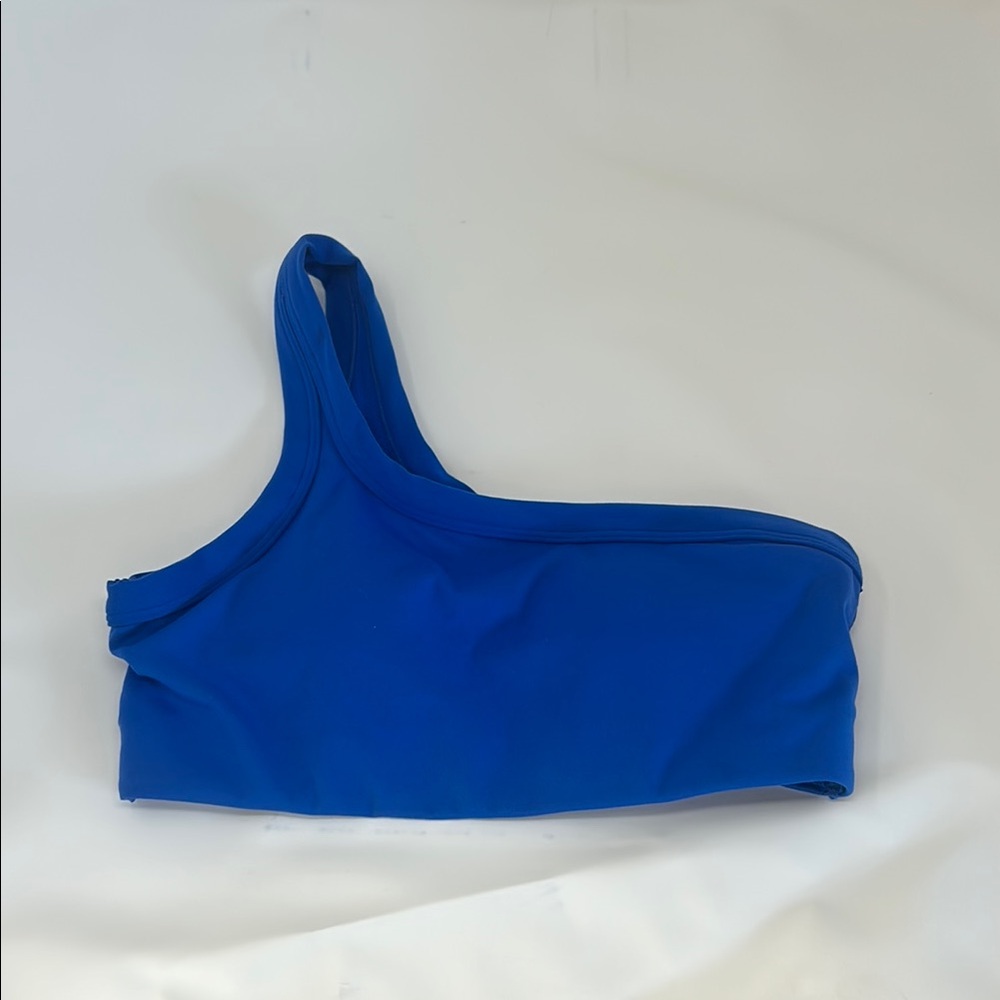 Women’s All in Motion Blue One-Shoulder Sports Bra
